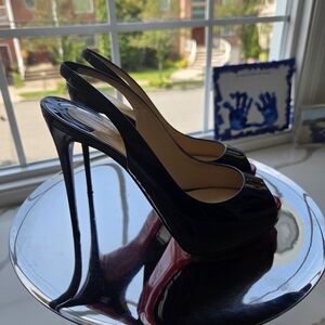 Christian Louboutin No Prive Slingback Black EU38